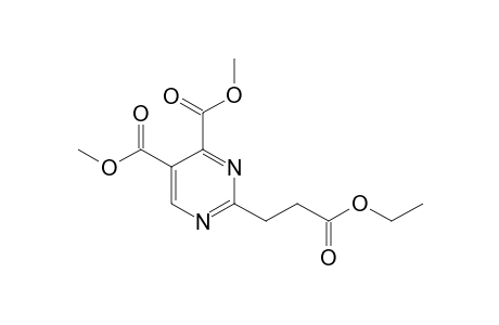 2-(3-Ethoxy-3-keto-propyl)pyrimidine-4,5-dicarboxylic acid dimethyl ester
