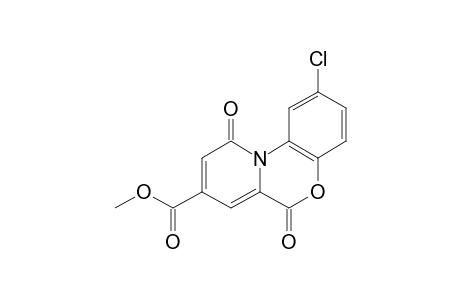 METHYL-2-CHLORO-6,10-DIOXO-PYRIDO-[2.1-C]-1,4-BENZOXAZINE-8-CARBOXYLATE