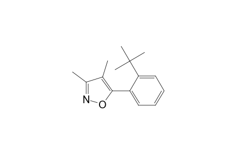 Isoxazole, 5-[2-(1,1-dimethylethyl)phenyl]-3,4-dimethyl-