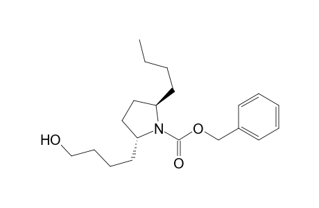 (2R,5R)-2-butyl-5-(4-hydroxybutyl)-1-pyrrolidinecarboxylic acid (phenylmethyl) ester
