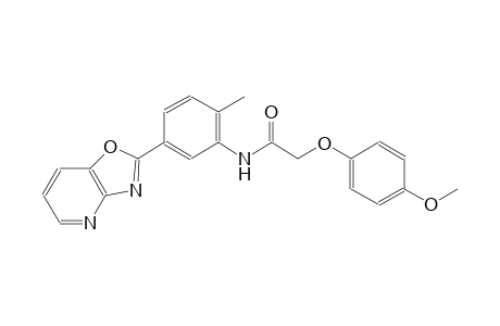 acetamide, 2-(4-methoxyphenoxy)-N-(2-methyl-5-oxazolo[4,5-b]pyridin-2-ylphenyl)-