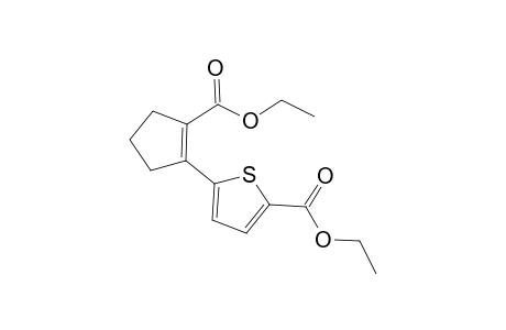 Ethyl 5-[2-(ethoxycarbonyl)cyclopent-1-en-1-yl]thiophene-2-carboxylate
