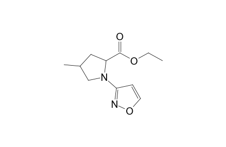 3-Methyl-5-(carbethoxy)pyrrolidinylisoxazole