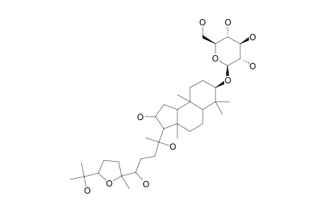 3-BETA,12-ALPHA,14,17,25-PENTAHYDROXY-20R,24S-EPOXYMALABARICANE-3-O-BETA-D-GLUCOPYRANOSIDE