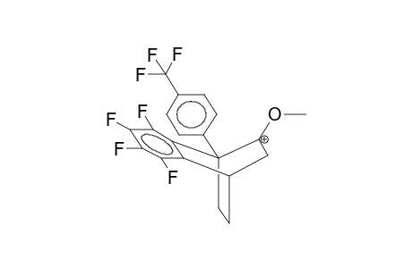 1-(4-TRIFLUOROMETHYLPHENYL)-2-METHOXY-5,6-TETRAFLUOROBENZOBICYCLO[2.2.2]OCT-5-EN-2-YL CATION