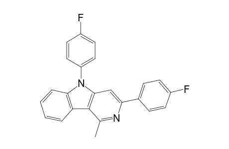 3,5-bis(4-fluorophenyl)-1-methyl-5H-pyrido[4,3-b]indole