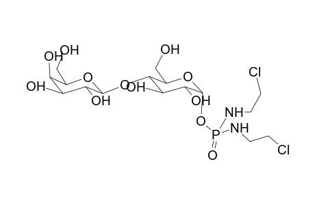 O[4-O-(b-d-galactopyranosyl)-a-d-glucopyranosyl]-N,N'-di-2-chloroethyl-phosphordiamidate