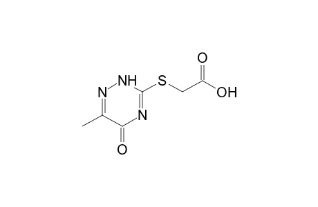 [(2,5-dihydro-6-methyl-5-oxo-as-triazin-3-yl)thio]acetic acid