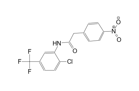 N-[2-chloro-5-(trifluoromethyl)phenyl]-2-(4-nitrophenyl)acetamide