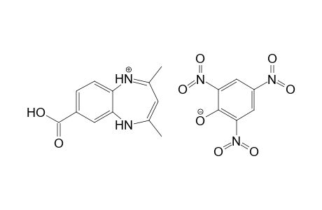 7-Carboxy-2,4-dimethyl-5H-benzo[b][1,4]diazepin-1-ium picrate