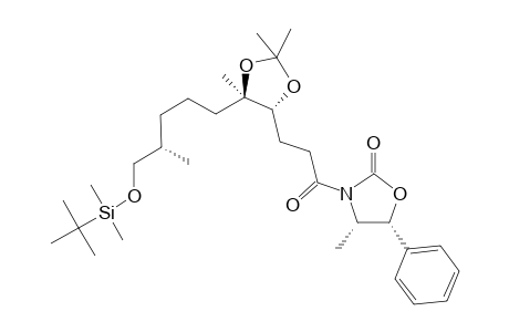 (4S,5R)-3-[3-[(4R,5R)-5-[(4S)-5-[tert-butyl(dimethyl)silyl]oxy-4-methyl-pentyl]-2,2,5-trimethyl-1,3-dioxolan-4-yl]propanoyl]-4-methyl-5-phenyl-oxazolidin-2-one