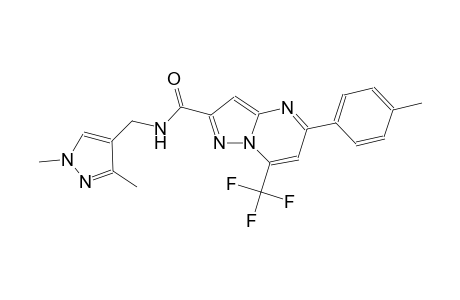 N-[(1,3-dimethyl-1H-pyrazol-4-yl)methyl]-5-(4-methylphenyl)-7-(trifluoromethyl)pyrazolo[1,5-a]pyrimidine-2-carboxamide