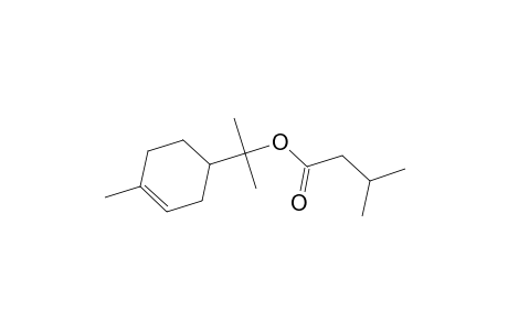 Butanoic acid, 3-methyl-, 1-methyl-1-(4-methyl-3-cyclohexen-1-yl)ethyl ester