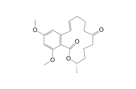 (2E,11S)-15,17-dimethoxy-11-methyl-12-oxabicyclo[12.4.0]octadeca-1(18),2,14,16-tetraene-7,13-dione