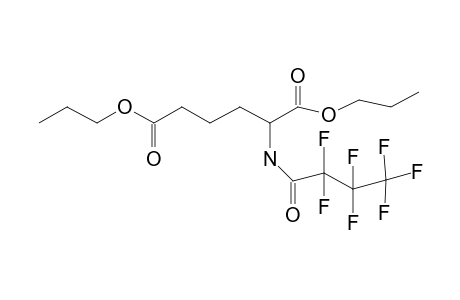 Homoglutamic acid, N-heptafluorobutyryl-, dipropyl ester