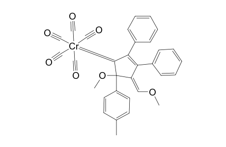 PENTACARBONYL-[5-METHOXY-4-(METHOXYMETHYLENE)-2,3-DIPHENYL-5-PARA-TOLYL-2-CYCLOPENTENE-1-YLIDENE]-CHROMIUM