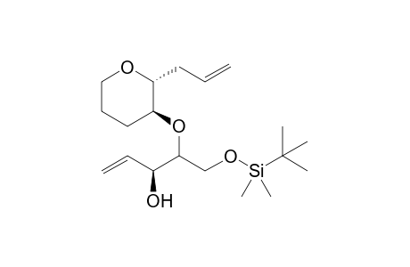 (3S,4R/S,2'R,3'S)-4-{(2'-Allyloxan-3'-yl)oxy}-5-(tert-butyldimethylsilyloxy)pent-1-en-3-ol