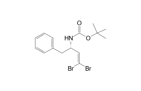 1-Butene, 1,1-dibromo-4-phenyl-(3S)-3-[(t-butoxycarbonyl)amino]-