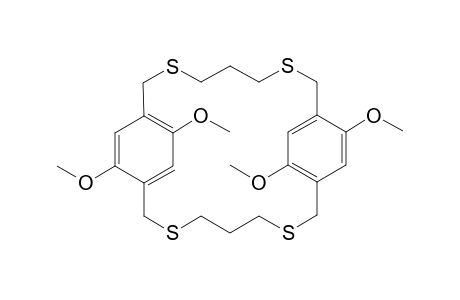 9,12,22,25-Tetramethoxy-2,6,15,19-tetrathia[7.7]paracyclophane