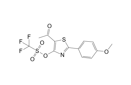 2-(4'-Methoxyphenyl) -5-acetyl-4-thiazolyl triflate