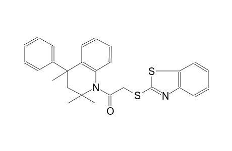 quinoline, 1-[(2-benzothiazolylthio)acetyl]-1,2,3,4-tetrahydro-2,2,4-trimethyl-4-phenyl-