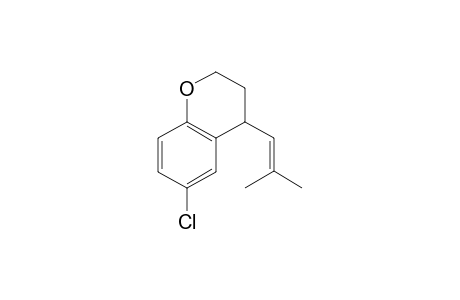6-Chloro-4-(2-methylprop-1-enyl)chroman