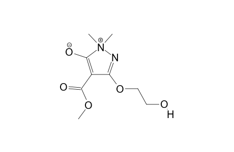 (E)-[3-(2-hydroxyethoxy)-5-keto-1,1-dimethyl-pyrazol-1-ium-4-ylidene]-methoxy-methanolate