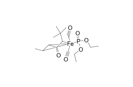 Iron, dicarbonyl[[(O,2,3,4-.eta.)-1-(1,1-dimethylethyl)-2-oxo-3-pentenyl]diethyl phosphite-P]-, stereoisomer