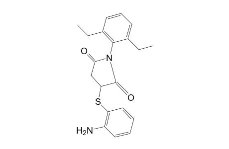 2-[(o-AMINOPHENYL)THIO]-N-(2,6-DIETHYLPHENYL)SUCCINIMIDE