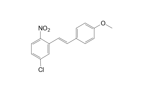 (E)-4-Chloro-2-[2-(4-methoxyphenyl)ethenyl]nitrobenzene