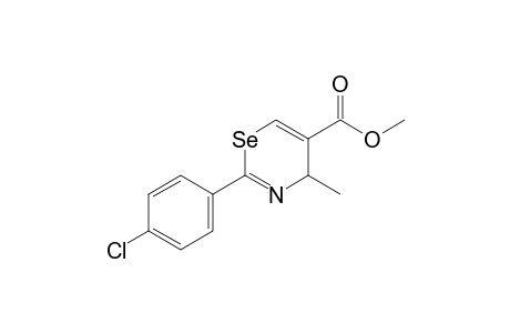 Methyl 4-Methyl-2-(p-chlorophenyl)-4H-1,3-selenazine-5-carboxylate