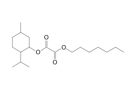 Oxalic acid, heptyl 1-menthyl ester