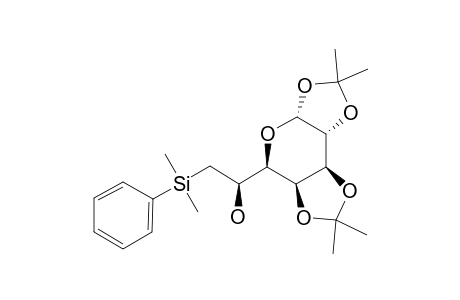 7-DEOXY-1,2:3,4-DI-O-ISOPROPYLIDENE-7-(PHENYLDIMETHYLSILYL)-L-GLYCERO-ALPHA-D-GALACTO-HEPTOPYRANOSE