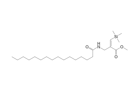 Methyl (Z)-3-(trimethylsilyl)-2-[(palmitoylamino)-methyl]propenate