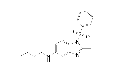 2-Methyl-1-(phenylsulfonyl)-N-butyl-1H-benzimidazol-5-amine