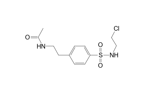 N-[2-[4-(2-chloroethylsulfamoyl)phenyl]ethyl]acetamide