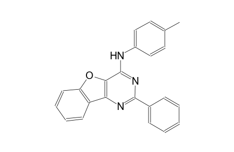 N-(4-methylphenyl)-2-phenyl[1]benzofuro[3,2-d]pyrimidin-4-amine