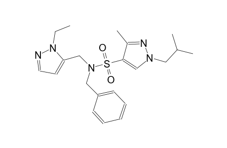1H-pyrazole-4-sulfonamide, N-[(1-ethyl-1H-pyrazol-5-yl)methyl]-3-methyl-1-(2-methylpropyl)-N-(phenylmethyl)-