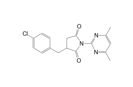 3-(4-chlorobenzyl)-1-(4,6-dimethyl-2-pyrimidinyl)-2,5-pyrrolidinedione