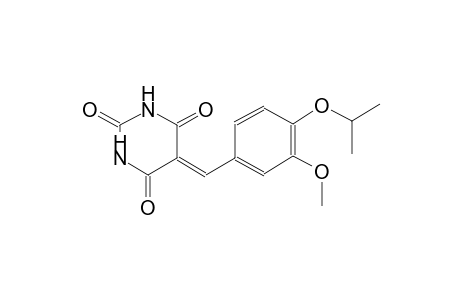 5-(4-isopropoxy-3-methoxybenzylidene)-2,4,6(1H,3H,5H)-pyrimidinetrione