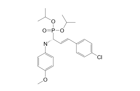 DIISOPROPYL-3-(4-CHLOROPHENYL)-1-[N-(4-METHOXYPHENYL)-AMINO]-2-PROPENYLPHOSPHONATE
