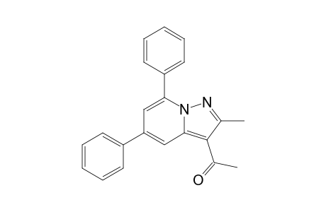 1-(2-Methyl-5,7-diphenylpyrazolo[1,5-a]pyridin-3-yl)ethanone