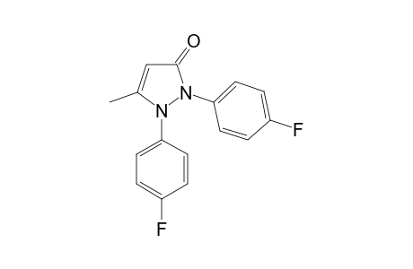 1,2-BIS-(4-FLUOROPHENYL)-1,2-DIHYDRO-5-METHYL-3H-PYRAZOL-3-ONE