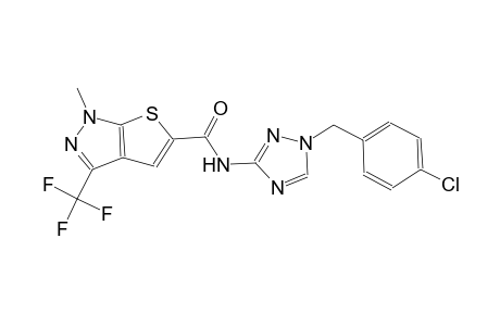 1H-thieno[2,3-c]pyrazole-5-carboxamide, N-[1-[(4-chlorophenyl)methyl]-1H-1,2,4-triazol-3-yl]-1-methyl-3-(trifluoromethyl)-