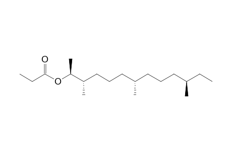 (1S,2S,6S,10R)-1,2,6,10-Tetramethyldodecyl propanoate