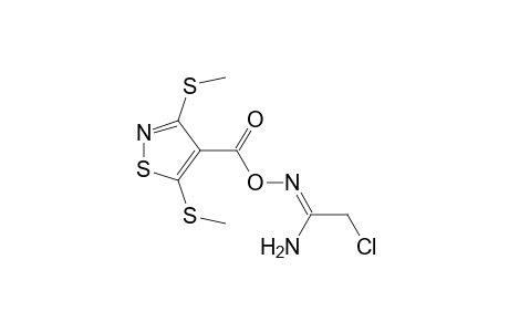 O-{[(3,5-bis(methylthio)-4-isothiazolyl]carbonyl}-2-chloroacetamidoxime