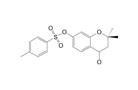 2,2-DIMETHYL-4-HYDROXY-7-PARA-TOLUENESULFONYLOXY-CHROMANONE