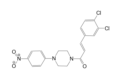 1-[(2E)-3-(3,4-dichlorophenyl)-2-propenoyl]-4-(4-nitrophenyl)piperazine