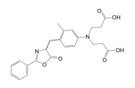 3,3'-{{3-methyl-4-[(5-oxo-2-phenyl-2-oxazolin-4-ylidene)methyl]phenyl}imino}dipropionic acid