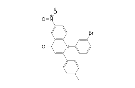 6-Nitro-1-(3-bromphenyl)-2-p-tolyl-4-quinolone